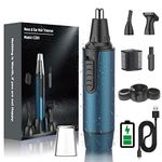 Nose Hair Trimmer for Men 2024 Painless Nose Trimmer Rechargeable Nasal Hair Trimmers for Men,Professional Nose Hair Trimmer with IPX7 Waterproof,Dual Edge Blades for Easy Cleansing