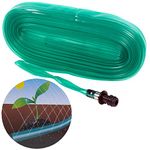 URBNLIVING 7.5m Perforated Garden Sprinkler Hose - Irrigation Watering Equipment - Fits Standard Water Fittings