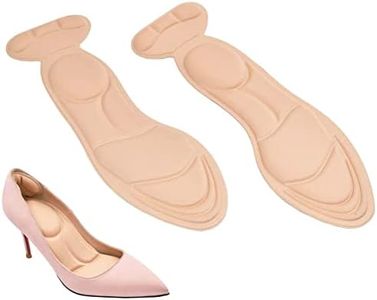 Hexwell Heel Insoles For Women 1 Pair Shoe Insoles Heel Cushions Sponge Shoes Pads with High Heel Inserts for Loose Shoes, Metatarsal Pain, Arch Pain, Foot Pain, Heel Sore and Heel Spurs (Size 5-10)