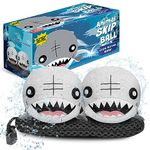 Skip Balls - Shark Toys for Kids 3-5 Boys 6-12 Toddler Outdoor Toys for Kids Ages 4-8 Summer Beach Games Baby Bath Toys for Girls Outside Game Toy for Boy Pool Accessories Essentials Play Stuff Gear