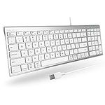 Macally Wired Keyboard for Mac and 