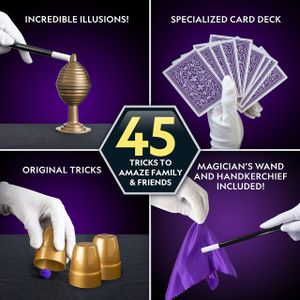 National Geographic Kids Magic Set – 50+ Tricks & Props