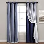 Lush Decor Sheer Grommet Curtains W