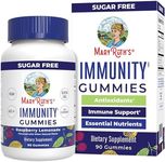 MaryRuth Organics Sugar Free Immunity Gummies, Powerful Blend, Elderberry Vitamin C & Zinc, Vitamin D3 & Echinacea, Immune Support Supplement & Gummies for Kids & Adults, Vegan, Non GMO, 90ct