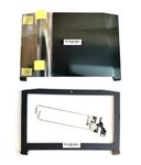 wzqrps Replacement Laptop LCD Cover Back Rear Top Lid with Front Bezel and Hinges for Acer Nitro 5 AN515-51 AN515-53 AN515-41 42 60.Q2SN2.002 AP211000700 AP211000800