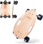 ELOS Mini Cruiser Skateboards - Compact Longboard for Urban Commuters - Lightweight, Portable & Durable Wooden Board. Stable, Smooth Ride & Easy to Carry. Perfect for Beginners & Experienced Riders