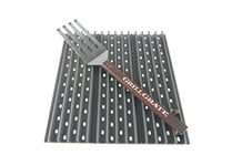 GrillGrate - 17.375" GrillGrate Sear Station for Pellet Grills (SS17.375) - 3 GrillGrate Panels + Grilling Spatula