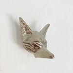 Silver Animal Metal Drawer Pulls Knobs Cupboard Bedroom Kitchen Upcycle (1. Fox Head)