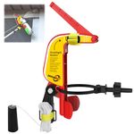 Dasunwat Spray Can Extension Pole Adaptor,Adjustment Sprayer Bracket Adaptor for Wasp/Hornet/Bee Spray Long Range,Spray Paint,Window Cleaner,Tree Pruning Sealer Spray,Spray Can Trigger Handle(Red)