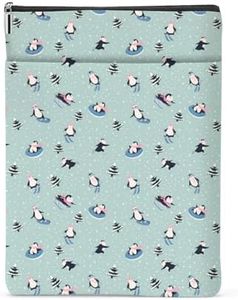 Cute Penguin Book Sleeve Book Cover Penguin Gifts Penguin Party Favors Stuff Friendship Book Lovers Gifts Book Protector for Animal Penguin Lovers Teacher Student Bestie Christmas Birthday Graduation