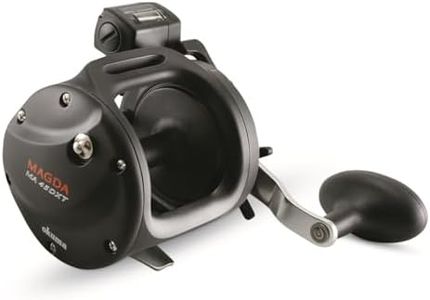 Okuma Magda Star Drag Levelwind Line Counter Reel Size 15 Black