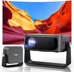 [2000 ANSI/Auto Focus & Keystone/Built-in APPs] 4K Outdoor Projector with WiFi and Bluetooth, Smart Portable Projector with YouTube/PrimeVideo & Dolby Audio, Projector 4K with Stand/HDR10+