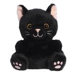 Aurora, 13551, Palm Pals Twilight Black Cat 5In, Soft Toy, Black