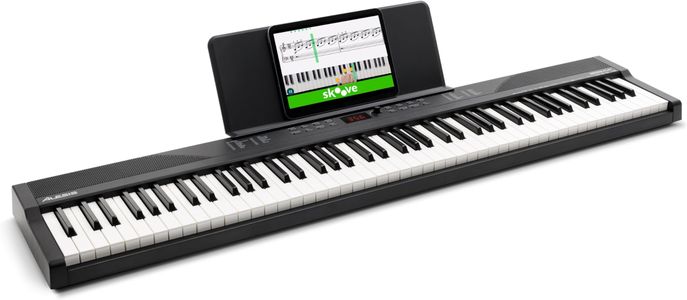Alesis 88-Key Digital Keyboard Piano – Full-Size Electronic Piano
