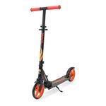 2-Wheel Folding Kick Scooter - Compact Foldable Riding Scooter for Teens w/ Adjustable Height, Alloy Anti-Slip Deck, 7ââ‚¬Â Wheels, Mud Guard Front Wheel, for Kids Boys/Girls 8+ Yrs Old (Volcano)