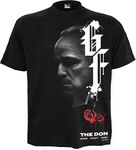 Spiral - Godfather - Don - Front Print T-Shirt Black - XL