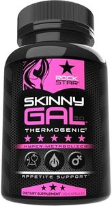 Weight Loss Pills for Women – Rockstar Skinny Gal Thermogenic Fat Burner, Fast-Acting Appetite Suppressant & Metabolism Booster, Max Strength, Keto Friendly
