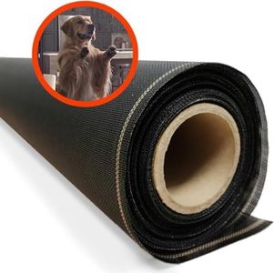 Super Screen 20/20 No-See-Um Screen - (36 in x 50 ft) - Weather & Pet Proof Screen - Porch & Patio Screen - Durable Pet Screen Mesh Roll - Window Screen Replacement Bug Mesh - Dog & Cat Proof Screen