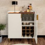 ARTPOWER Wine Bar Cabinet with Flut