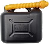 5L Plastic Jerry Can with Spout – Black Colour – Efficient Fuel Transportation – Emergency Backup for Vehicles