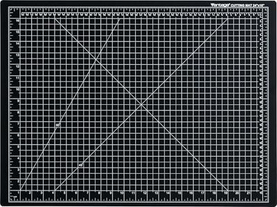 Dahle Vantage 10672 Self-Healing Cutting Mat, 18"x24", 1/2" Grid, 5 Layers for Max Healing, Perfect for Crafts & Sewing, Black