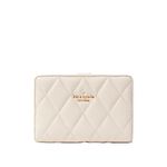 Kate Spade Wallet for Women Carey Wallet in Smooth Quilted Leather (Parchment)