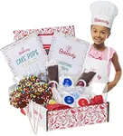 Baketivity Kids Baking DIY Activity Kit - Bake Delicious Cake Pops with Pre-Measured Ingredients – Best Gift Idea for Boys and Girls Ages 6-12 – Includes Free Hat and Apron