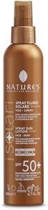 Nature's - iSolari, Spray Fluido Solare Bambini SPF 50+, Protezione Solare Spray, Protezione Solare Bambini, Rapido Assorbimento, Azione Protettiva 200 ml