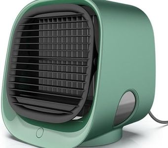 Portable Mini Air Conditioner – Compact USB Rechargeable Cooling Fan Made of ABS, Energy Efficient, Lightweight & Quiet | Perfect for Home, Office, Travel & Outdoor Use