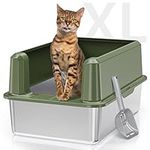 Stainless Steel High Side Cat Litte