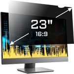 ZYY Computer Privacy Screen 23 Inch, Blocks UV, Anti Glare Screen Protector - Computer Screen Privacy Shield For 16:9 Aspect Ratio Desktop Computer Monitor