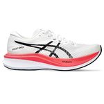 ASICS Womens Magic Speed 3 - White/Black Running Shoes, UK - 6