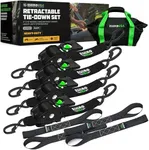 Rhino USA Retractable Ratchet Strap