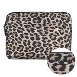 Kate Spade New York Puffer Laptop Sleeve 16 Inch - Classic Leopard - for 15 to 16 inch MacBook Pro M3 Max/M3 Pro/M3/M2 Max/M2 Pro/M2/M1 Max/M1 Pro/M1