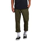 Volcom Men's V Monty Chino Pant, Military, 30