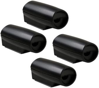 CITKOU 4Pcs Deer Whistles for Cars with Extra Tapes Minimum Design Black