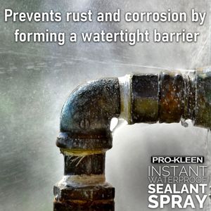 Pro-Kleen Instant Waterproof Sealant Spray, Transparent, 400ml – Leak Repair for Roofs, Pipes, Guttering