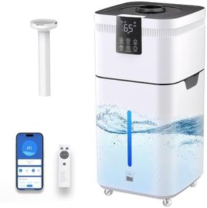 30L/7.93Gal Commercial Humidifier for Large Room 3200 sq ft, 1200mL/H Whole House Humidifiers with Supersized Cool Mist,Quiet Humidifiers for Bedroom, Home,Office, Plants, Warehouse