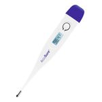 AccuSure MT-1027 Mercury-Free Digital Thermometer Transparent Storage Case White