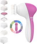 COSLUS Facial Spin Brush Face Cleansing: 7 in 1 Electric Exfoliator Spinning Cleanser Device Waterproof Face Gentle Cleanning, Exfoliating, Scrubbing Skin Care for Women Men Teenage Girls Set