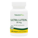 NaturesPlus Ultra Lutein - High Potency Lutein Supplement with Zeaxanthin - Science Backed Pure FloraGlo Lutein, Easy to Swallow, One A Day - Gluten Free - 60 Softgel Capsules