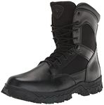 ROCKY Duty Men's Alpha Force 8" Zipper Boot,Black,8.5 W, Black, Size 8.5 US / 8 US