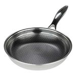 Black Cube Frieling Quick Release Cookware Fry Pan - 9.5-Inch - Non Stick Frying Pans - Quick Release Pans - Stainless Steel Non Stick Pan - Stainless Fry Pan Hybrid Cookware