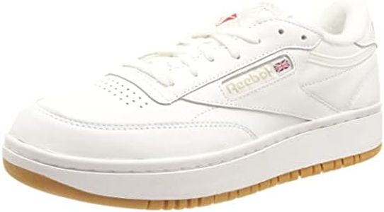 Reebok Women's Club C Double Shoes low non football , White Reebok Rubber Gum 07 White, 6.5 UK
