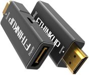 FThinkup HDMI to DisplayPort Adapter 4K@60Hz, HDMI Male to Display Port Female Adapter, HDMI to DP Adapter Compatible with PS5, Xbox, Laptop, GPU, AMD, NVIDIA and Monitor 1 Pack