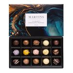 Martin’s Chocolatier Velvety Chocolate Truffle Collection | 15 Luxury Chocolates Gift Box | Milk, White, Dark Belgian Chocolate Assortment for Christmas, Birthdays, Anniversary & Celebrations (205g)