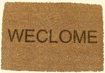 FastCraft STILL GAME INSPIRED MISSPELLED WECLOME WELCOME DOOR MAT 60x40 cm COIR DOORMAT INDOOR FLOOR ENTRANCE RUG NOVELTY PRESENT HOUSE WARMING GIFT