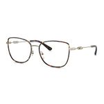 Michael Kors Eyeglasses MK 3065 J 1016 Empire Square 3 Light Gold/D, Light Gold/Dark Tortoise, 54/17/140