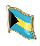 vmcoatdu Country Flag Pin Badge International Travel Brooch Metal Alloy Souvenir Pin for Hat Clothes Backpack, 0.75x0.7inch, Metal, epoxy resin