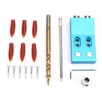 Woodworking Drill Guide, Pocket Hole Drilling Jig Kit Woodworking Oblique Hole Drill Guide Positioner Puncher for Industrial Electronic Components